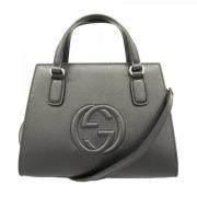 Pre-owned Leather gucci-bags Gucci Vintage , Black , Dames