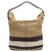 Pre-owned Cotton handbags Burberry Vintage , Beige , Dames