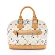 Pre-owned Canvas louis-vuitton-bags Louis Vuitton Vintage , White , Da...