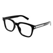 Optische Zwarte Zonnebril Saint Laurent , Black , Unisex