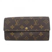 Pre-owned Fabric wallets Louis Vuitton Vintage , Brown , Dames