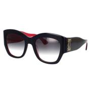 Elegante Oversized Zonnebril Cartier , Black , Dames