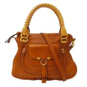 Pre-owned Leather handbags Chloé Pre-owned , Brown , Dames