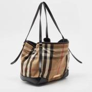 Pre-owned Canvas handbags Burberry Vintage , Black , Dames