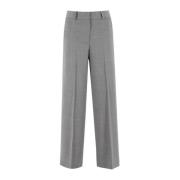 Op Maat Gemaakte Wijde Broek Peserico , Gray , Dames