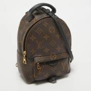 Pre-owned Canvas backpacks Louis Vuitton Vintage , Brown , Dames