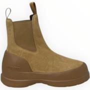 Suede Chelsea Enkellaarzen Moon Boot , Brown , Dames