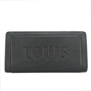 Pre-owned Leather wallets Louis Vuitton Vintage , Black , Dames