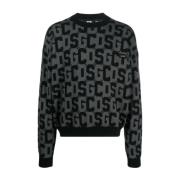 Zwarte Sweater Collectie Gcds , Black , Heren