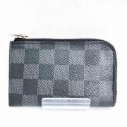 Pre-owned Canvas wallets Louis Vuitton Vintage , Black , Dames