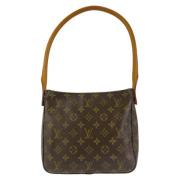 Pre-owned Canvas louis-vuitton-bags Louis Vuitton Vintage , Brown , Da...