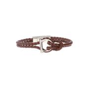 Geweven armband Salvatore Ferragamo , Brown , Heren