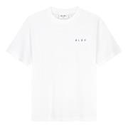 Wit T-shirt met M180103 Olaf Hussein , White , Heren