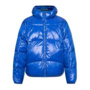 Gewatteerde donsjas met capuchon Lacoste , Blue , Heren