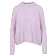 Oversized Coltrui Gebreide Trui Sessun , Pink , Dames