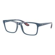 Blauwe Scuderia Ferrari Brillenmontuur Ray-Ban , Blue , Unisex