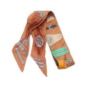 Pre-owned Silk scarves Hermès Vintage , Multicolor , Dames