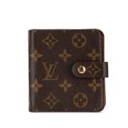 Pre-owned Canvas wallets Louis Vuitton Vintage , Brown , Dames