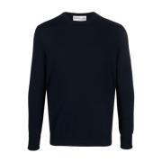 Round-neck Knitwear Ballantyne , Blue , Heren