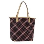 Pre-owned Canvas totes Burberry Vintage , Red , Dames