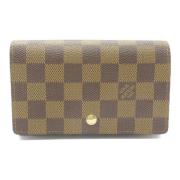 Pre-owned Canvas wallets Louis Vuitton Vintage , Brown , Dames