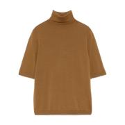 Kameel Sweater Allude , Brown , Dames