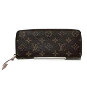 Pre-owned Canvas wallets Louis Vuitton Vintage , Brown , Dames