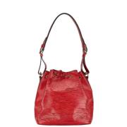 Pre-owned Leather shoulder-bags Louis Vuitton Vintage , Red , Dames