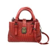 Pre-owned Leather handbags Bottega Veneta Vintage , Red , Dames