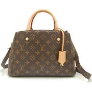 Pre-owned Canvas handbags Louis Vuitton Vintage , Brown , Dames