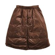 Nylon Puffer Rok met Dons Jil Sander , Brown , Dames