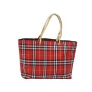 Pre-owned Nylon handbags Burberry Vintage , Red , Dames