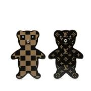 Pre-owned Plastic brooches Louis Vuitton Vintage , Brown , Dames