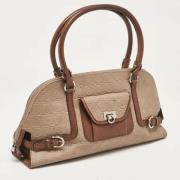 Pre-owned Leather handbags Salvatore Ferragamo Pre-owned , Beige , Dam...