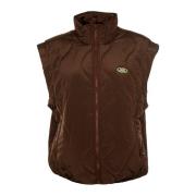 Gewatteerd vest met opstaande kraag American Vintage , Brown , Dames