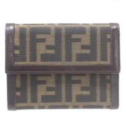 Pre-owned Canvas wallets Fendi Vintage , Brown , Dames