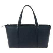 Pre-owned Leather totes Burberry Vintage , Black , Dames