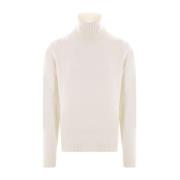 Witte Sweater Collectie Roberto Collina , White , Heren