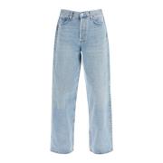 Versleten Baggy Jeans Agolde , Blue , Dames