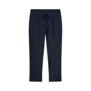 Moderne Geplooide Broek Summum Woman , Blue , Dames