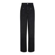 Zwarte Vetan Denim Jeans Isabel Marant , Black , Heren