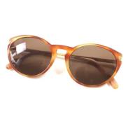 Pre-owned Fabric sunglasses Cartier Vintage , Brown , Heren