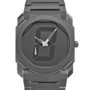 Pre-owned Glass watches Bvlgari Vintage , Black , Heren