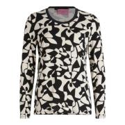 Grafisch Print Viscose Shirt Betty Barclay , Black , Dames