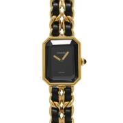 Pre-owned Glass watches Chanel Vintage , Black , Dames