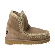 Eskimo Stijl Enkellaarzen Mou , Brown , Dames