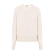 Crème Sweater Collectie Allude , Beige , Dames