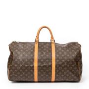 Pre-owned Canvas travel-bags Louis Vuitton Vintage , Brown , Dames