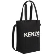 Zwarte Tote Tas Stijlvol Kenzo , Black , Unisex