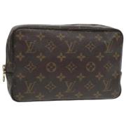 Pre-owned Canvas louis-vuitton-bags Louis Vuitton Vintage , Brown , Da...